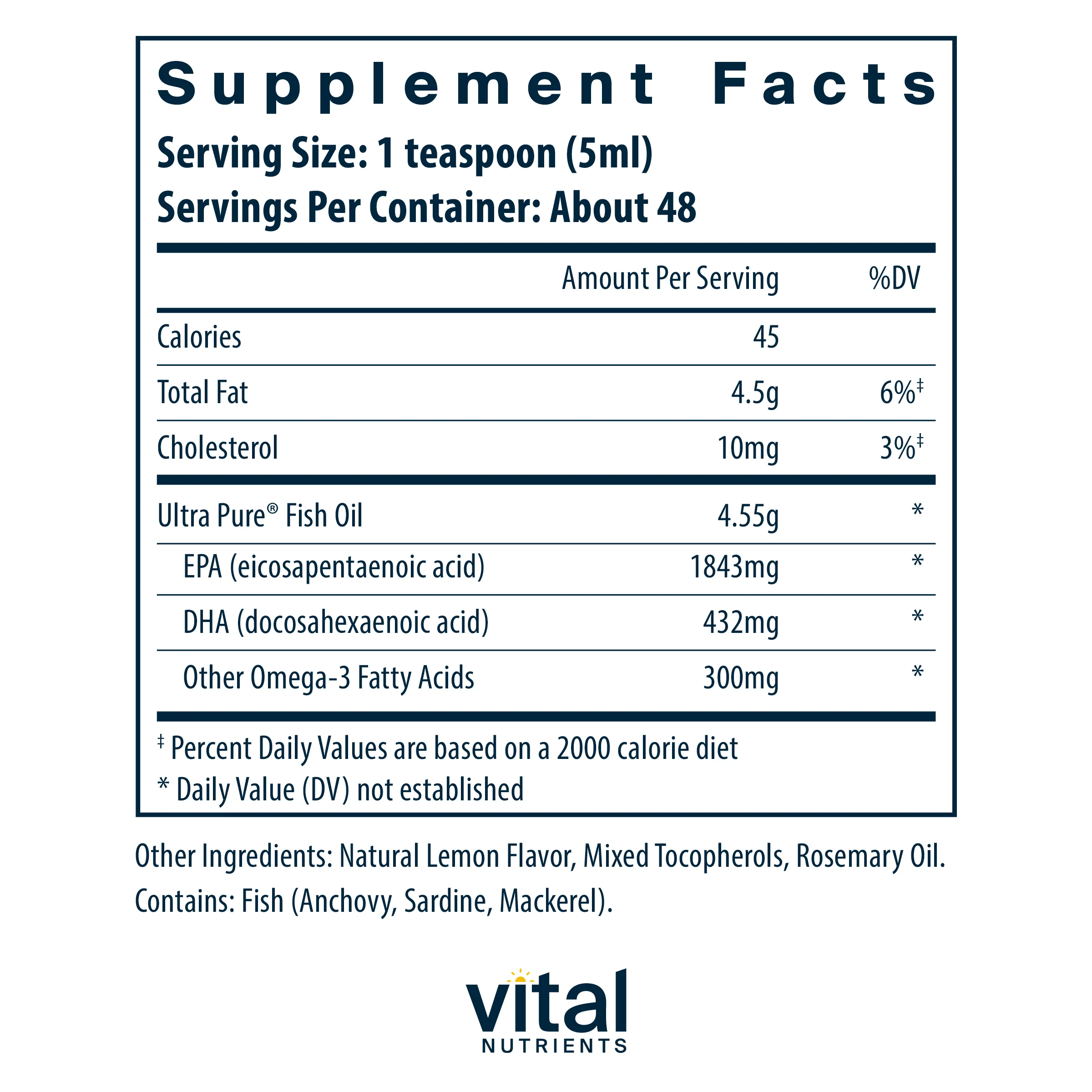 Ultra Pure® Fish Oil 2600 Pharmaceutical Grade - Image 2
